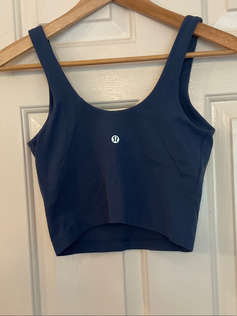 Lululemon Align Navy Scoop-Back Crop Top